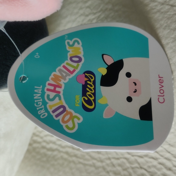 BNWT Squishmallows Clover the Cow/Bull 7" - Picture 3 of 5